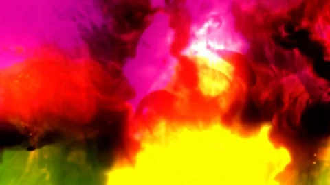 Ink clouds multi stack zombie glow Stock Footage 75316825