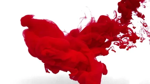Ink Color Drop Stock Footage 93189581