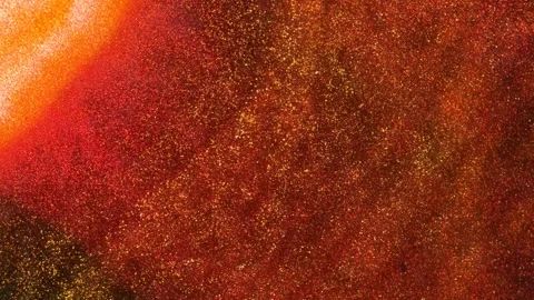 Ink colors spread and mix in a looped display of contemporary art 库存影片 337792316