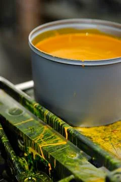 Ink container Foto stock