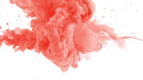 Ink dispersing in water Stock Footage 146902425