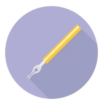 Ink Drawing Pen Stock Illustration