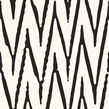 Ink Drawn Chevron Pattern Stock Illustration
