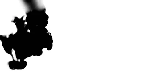 Ink Dripping Into Water Video stock 52098855