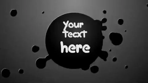 Ink drips  blots Stock After Effects