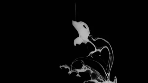 Ink Drop 05 Stock Footage 45854274