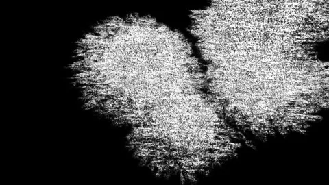 Ink Drop and Spread like Veins Stock Footage 313306035