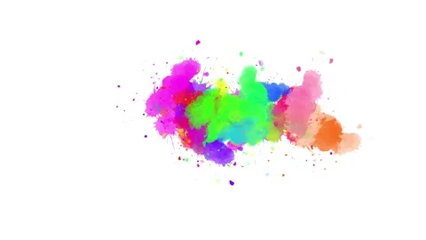 Ink Drop Animation Transition Stock Footage 212600027