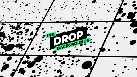Ink Drop Backgrounds Stock After Effects