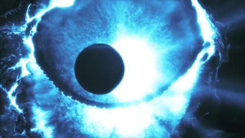 Ink Drop Forming Planet Orbit Eclipse Nebula Abstract Stock Footage 249662880
