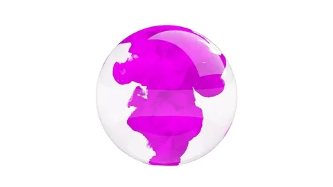 Ink drop magenta Vídeo Stock 71363002