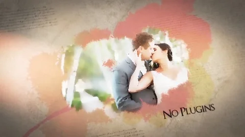 Ink Drop Slideshow Modèle After Effects