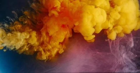 Ink drop splash smog water texture glitter cloud Stock Illustration