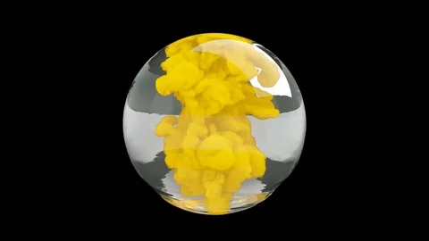 Ink drop varicolored Vídeo Stock 71269311