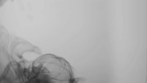 Ink drop in water Stock Footage 74060906