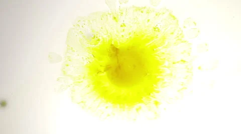 Ink Drop in Water on White Background  Stock Footage 58907130