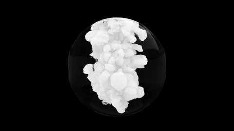 Ink drop white Vídeo Stock 71362249