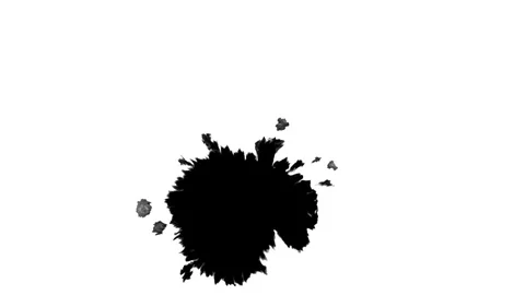 Ink drop in white paper Stock Footage 101185638