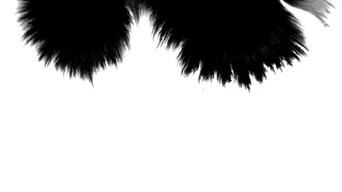 Ink drop in white paper Stock Footage 101186608