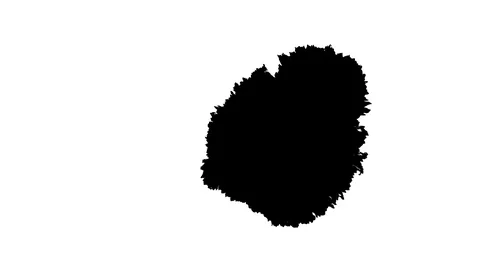 Ink drop in white paper Stock Footage 101188406