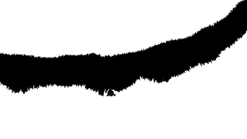 Ink drop in white paper Stock Footage 101189198