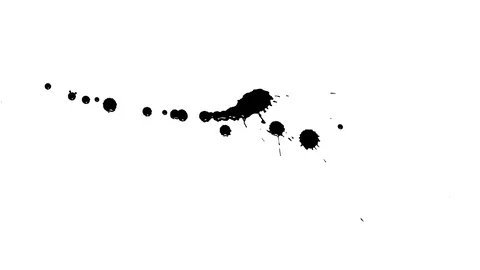 Ink drops on dry paper 19 Video stock 70551602