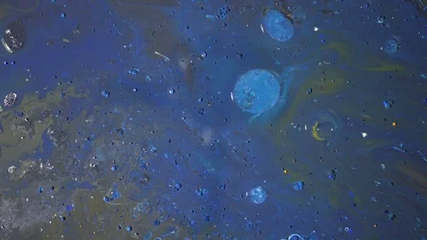 Ink drops getting mixed Stock-Footage 85686080