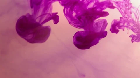 Ink drops with sunlight rays Video stock 43213539