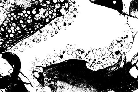 Ink drops vector texture. Grunge spilled watercolor background. Copyspace. Stock Illustration