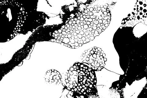 Ink drops vector texture. Grunge spilled watercolor background. Copyspace. Stock Illustration