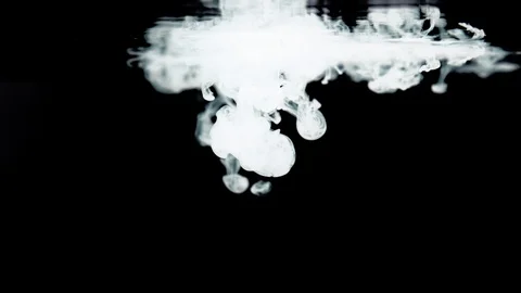 Ink Drops into Water 4 Inverted Video stock 104464582