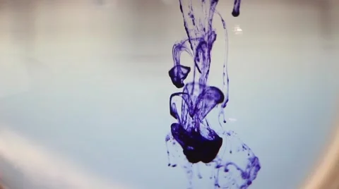Ink drops in water 動画素材 51305611