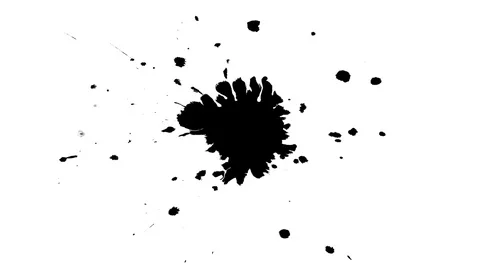Ink drops on wet paper 41 Stock Footage 70558573
