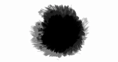 Ink Drops on White Background Stock Footage 121683840