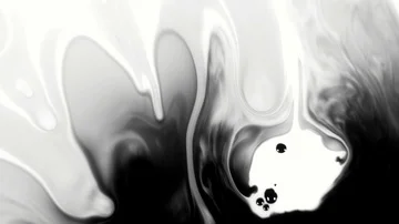 Ink drops on white surface. Stock Footage 85661589