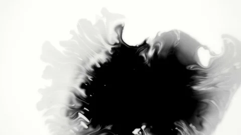 Ink drops on white surface. Stock Footage 85661646