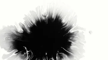 Ink drops on white surface. Stock Footage 85661671