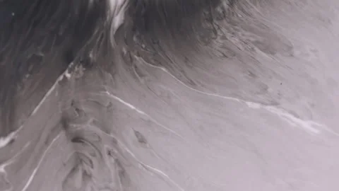 Ink emulsion blotch texture liquid flow paint wet Video stock 323006282