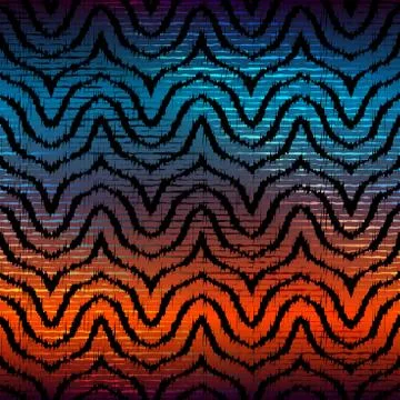 Ink fabric pattern Stock Illustration