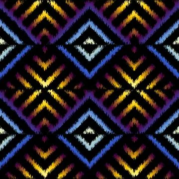 Ink fabric pattern Stock Illustration