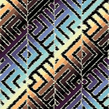 Ink fabric pattern Stock Illustration