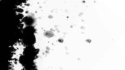 Ink fills the frame from left to right. Video stock 102396534