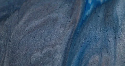 Ink flow liquid drip marble paint emerge surface Stock Footage 318620112