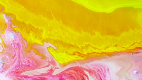 Ink flow producing a aerial view simulation of a cosmic landscape, oceanic or Video stock 170444905