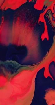 Ink flow stream art paint water marble emulsion Stock Illustration