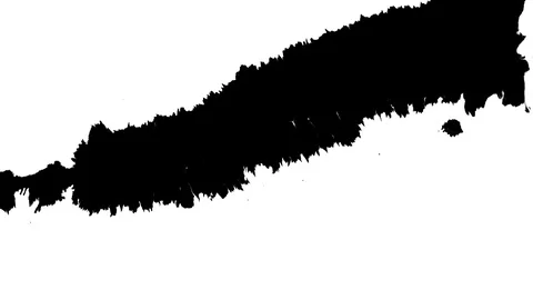 Ink flowing on white background Stock Footage 101188997