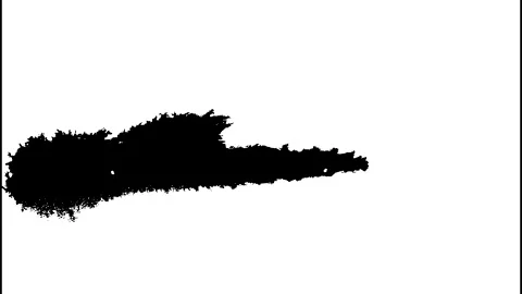 Ink flowing on white background Stock Footage 172427576