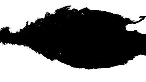 Ink flowing on white background Stock Footage 172427583