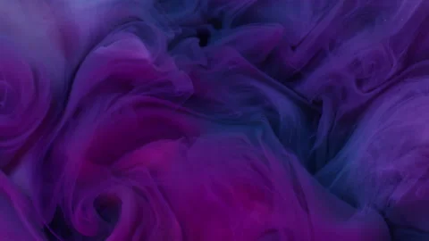 Ink fluid fume water cloud splash acrylic vapor Stock Footage 342470464