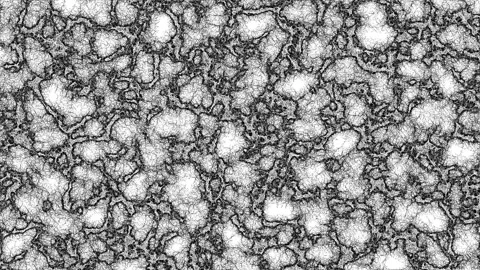 Ink Fluid Texture Effect with More Contrasting Areas Stock Footage 153768662